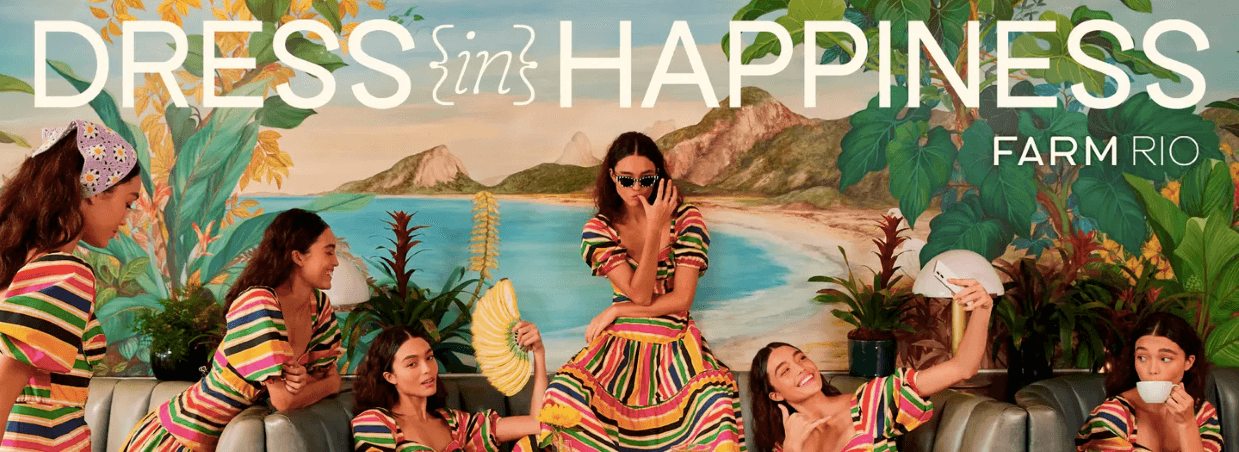 Bunte Kleider von FARM Rio mit einem Gutscheincode zum Schnäppchenpreis online shoppen