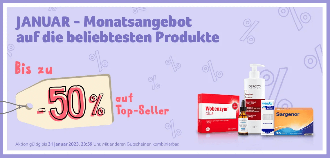 Banner für Farmaè-Monatsangebote
