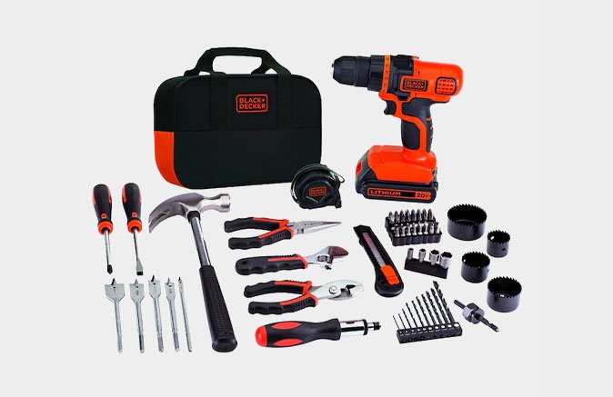 Black+Decker 68-Piece Household Tool Set