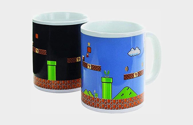 Paladone Super Mario Brothers Heat Changing Ceramic Coffee Mug