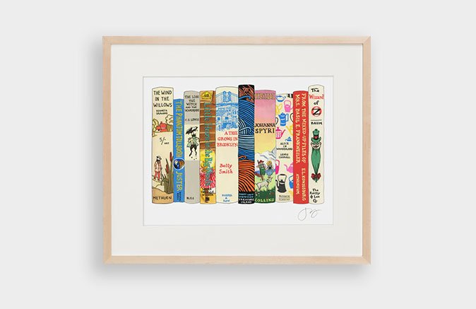 Custom Print of Favorite Books