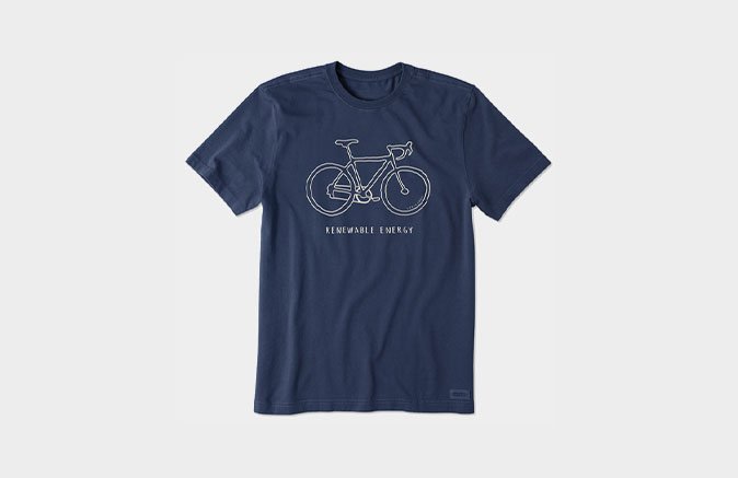 Renewable Energy Bike Short Sleeve Tee