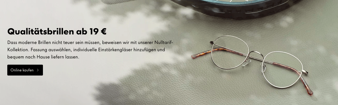 Qualitätsbrillen bei Fielmann schon ab 19 Euro