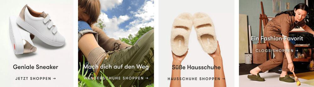 Sneaker, Wanderschuhe, Hausschuhe und Clogs bei FitFlop