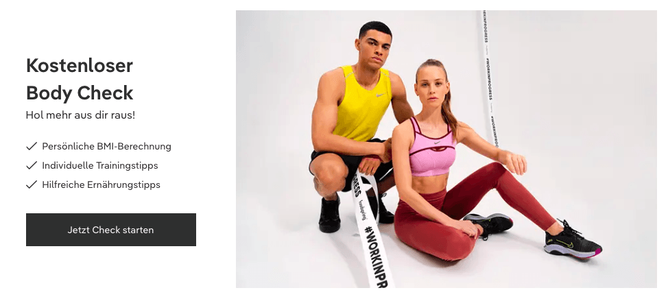 Kostenloser Body-Check bei foodspring