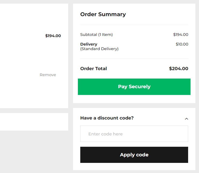 Footasylum discount code redemption area image