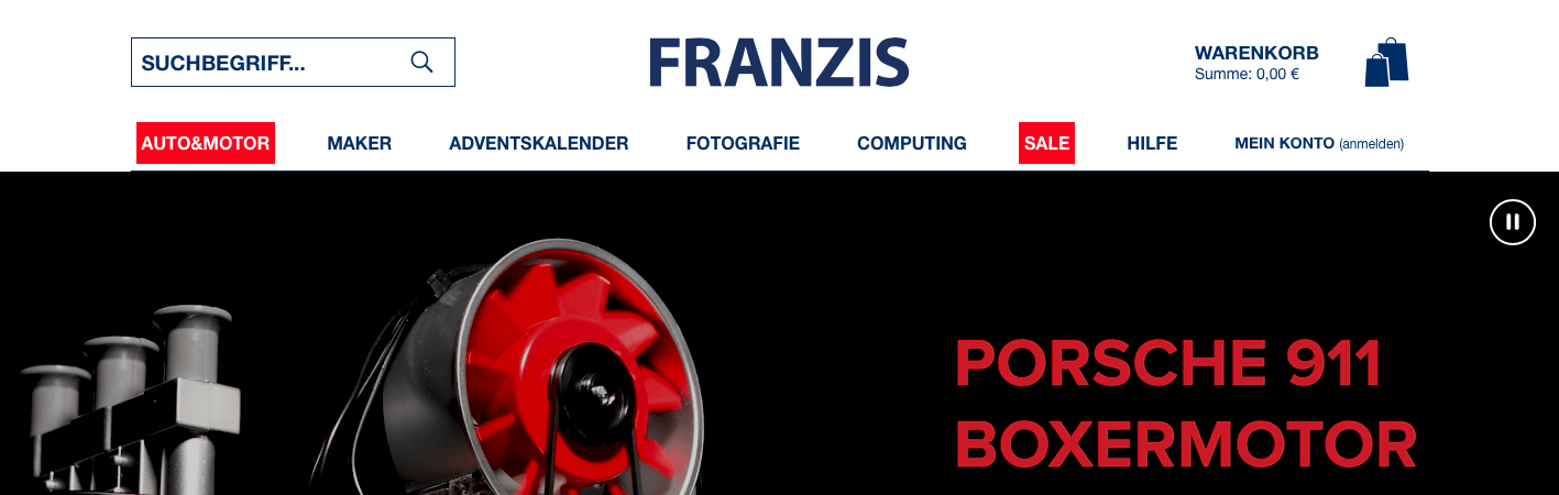 Der Porsche 911 Motor bei Franzis Verlag im Online-Shop