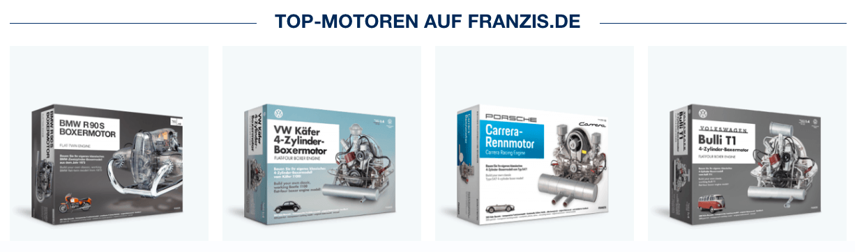 Top-Motoren bei Franzis Verlag im Online-Shop
