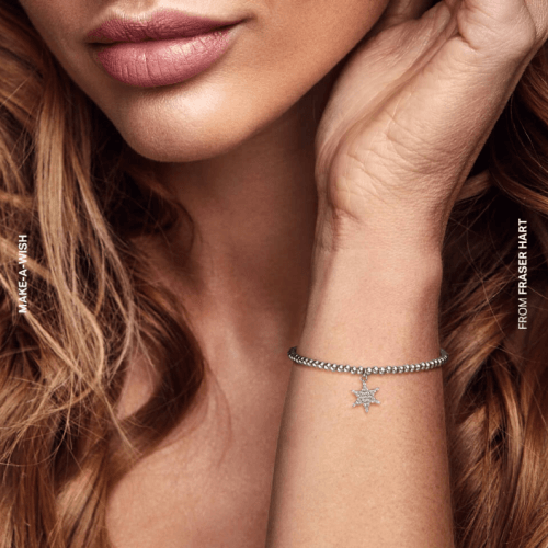 Image of the fraser hart bracelet on a woman's wrist