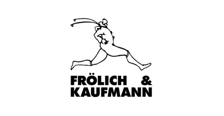 Firmenlogo auf weißem Grund als Banner für die Fröllich und Kaufmann Gutscheinseite