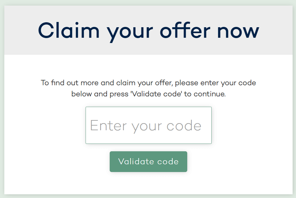 FutureYou Cambridge from coupon code link on homepage