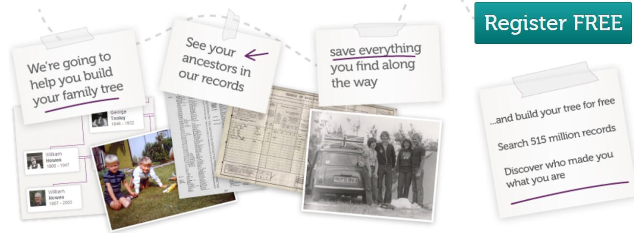 Genes Reunited - Historical documents