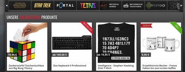 Beliebteste Produkte im Online-Shop von GetDigital