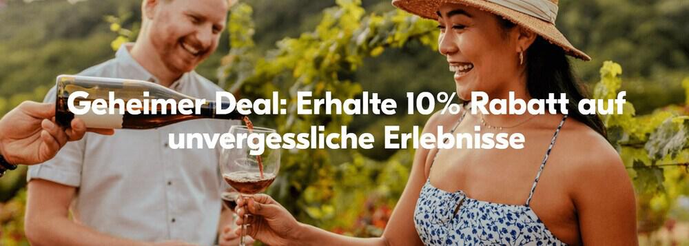 Banner für 10 % GetYourGuide Gutschein als geheimer Deal