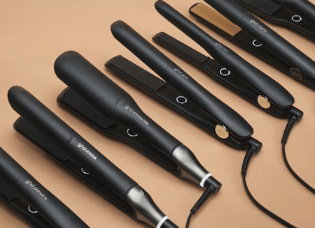ghd hot hair styling tools lineup