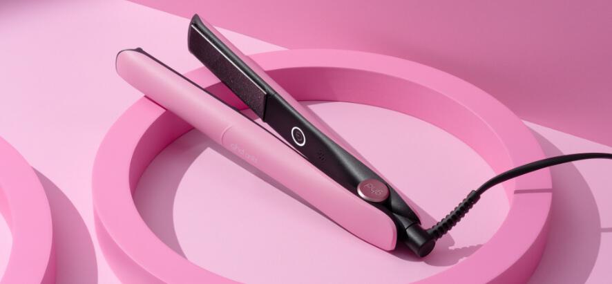 ghd how to save banner showing pink straighteners against a pink background