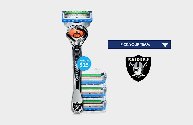 NFL Personalized Razors