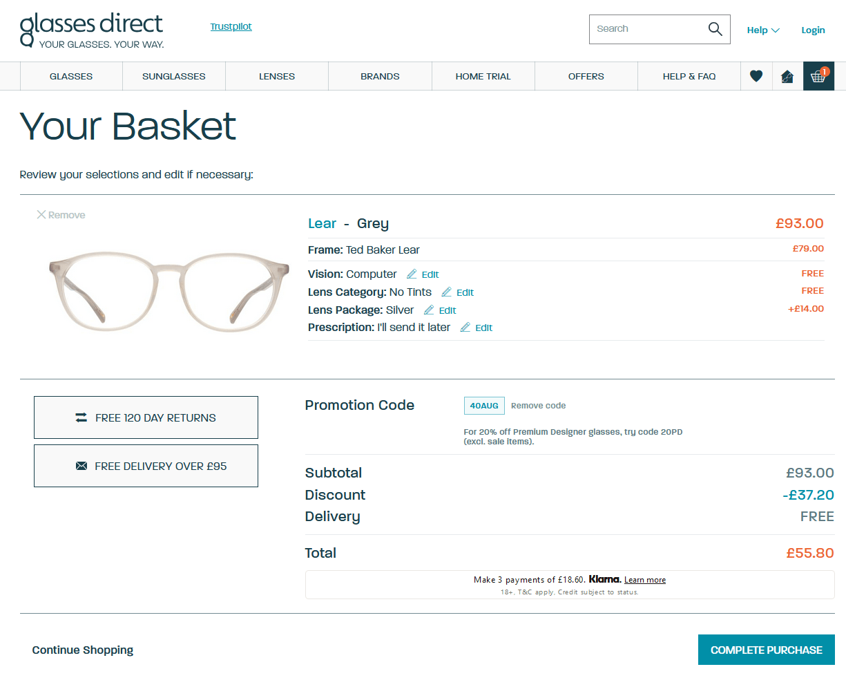 Glasses Direct Discount Code 40 Off in December 2024