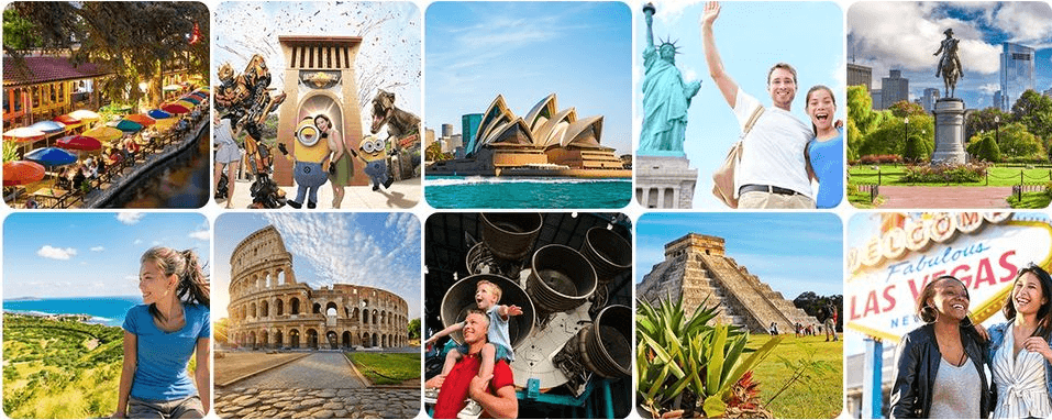Go City - Assorted pictures of holiday destinations