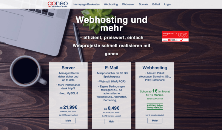Sichere dir deinen gone-Gutschein und spare bei Webhosting und Co.