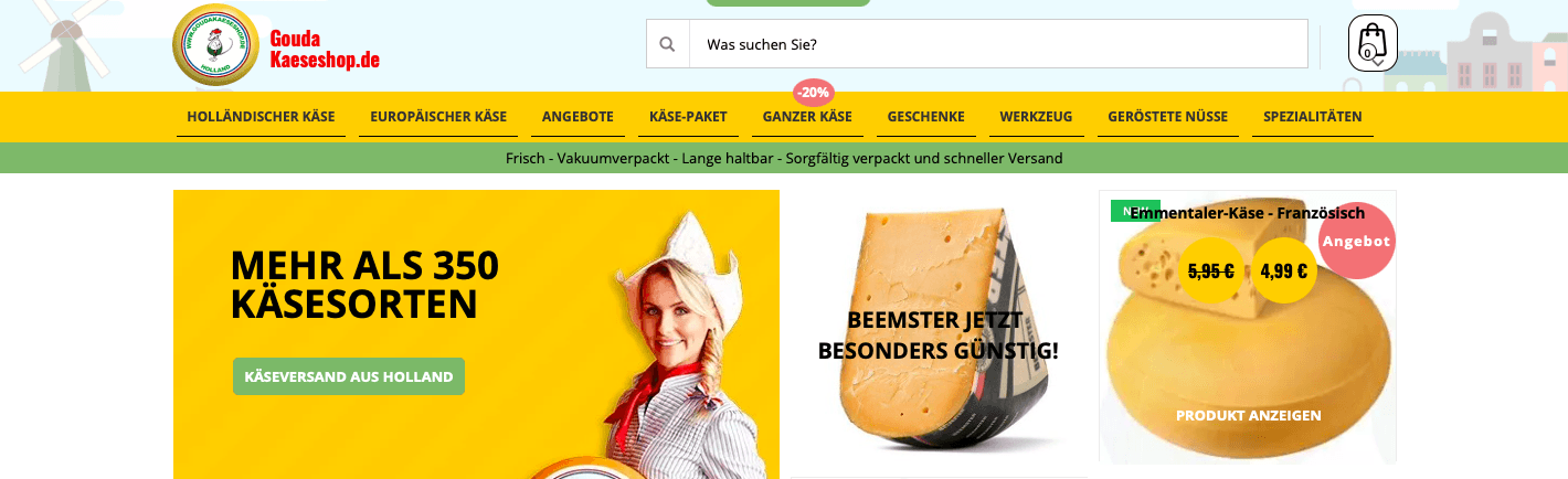 Leckerer Käse im Angebot bei Gouda Käseshop
