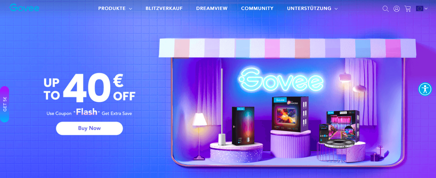 Govee Online-Shop mit tollen Angeboten im Flash Sale