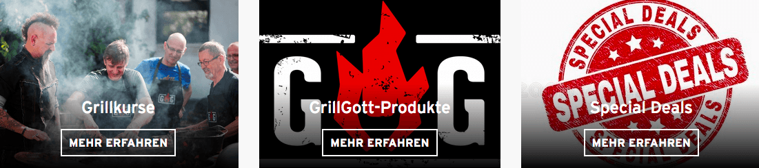 Grillgott Angebote und Rabattaktionen im Online-Shop