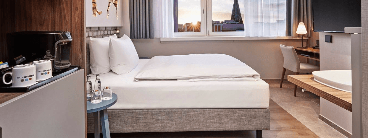 Doppelzimmer im H-Hotels Bremen