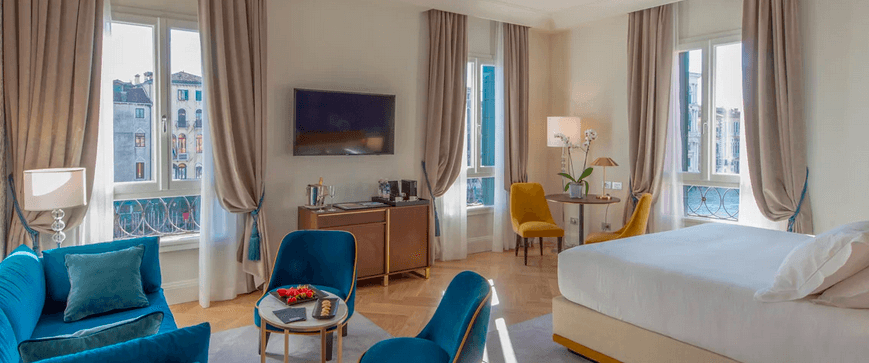 H10 Hotel in Venedig - Zimmer mit toller Aussicht auf die Stadt