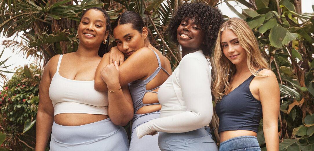 Halara deals page image - 4 women wearing athletic clothing