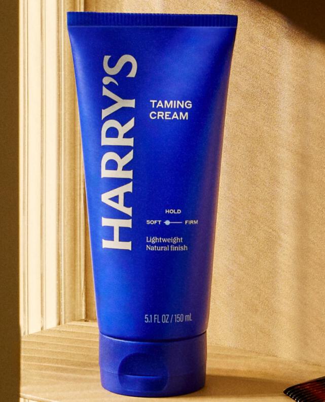 Bottle of Harry&apos;s Taming Creme for men