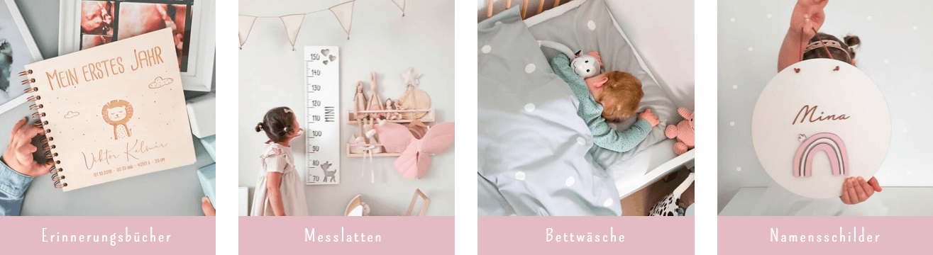 Der Online-Shop von hellomini mit tollen Geschenken zum Personalisieren