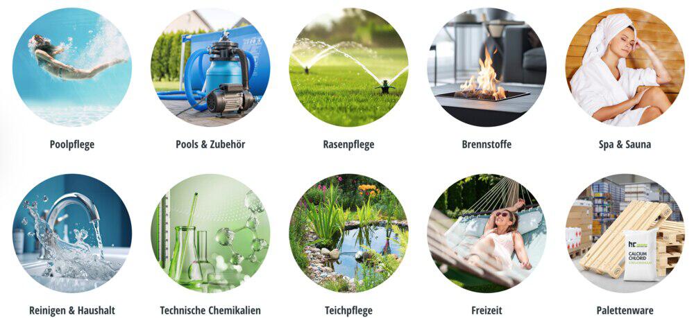 Reinigungsmittel und andere Produkte aus dem Höfer Chemie Sortiment
