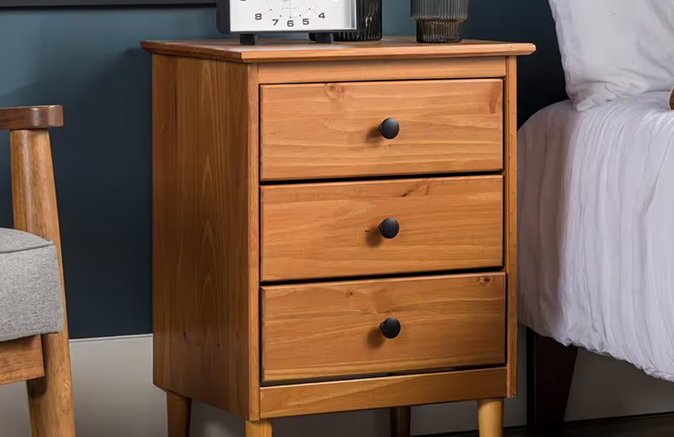 Walker Edison Furniture Company - Classic Mid-Century Modern Nightstand