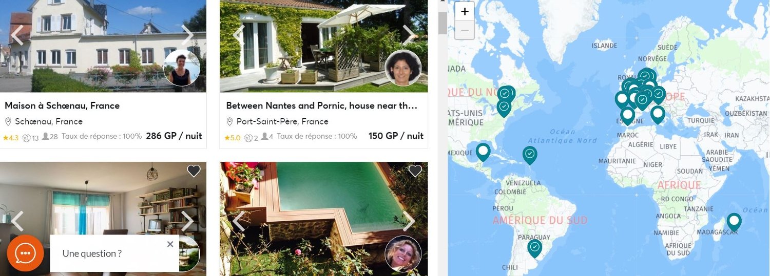 Réservation de logement avec emplacement de codes promo HomeExchange
