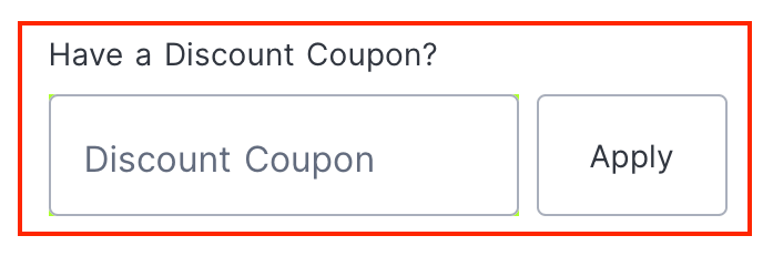Eingabefeld für den Hostelworld-Coupon im Warenkorb