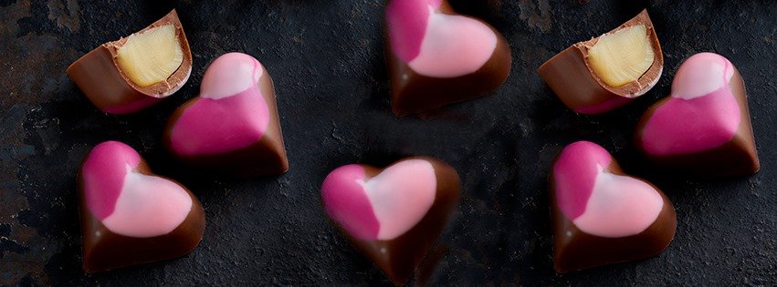 Hotel Chocolat romantic heart shaped chocolates