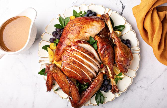 Turkey with trimmings
