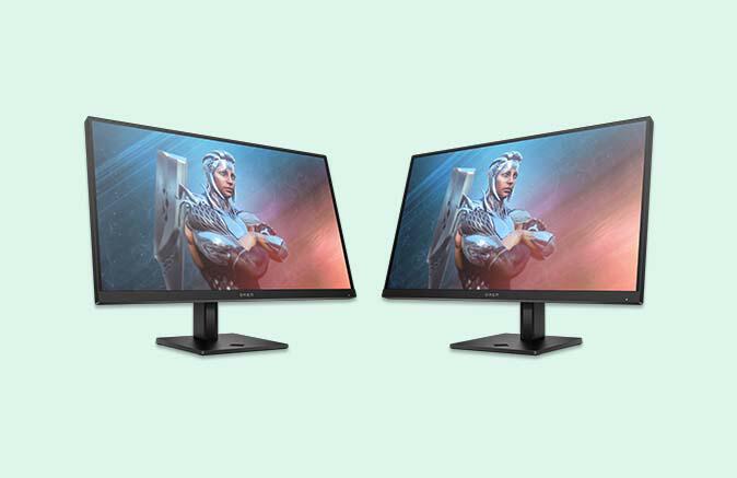 HP OMEN 27i Dual Gaming Monitor Bundle