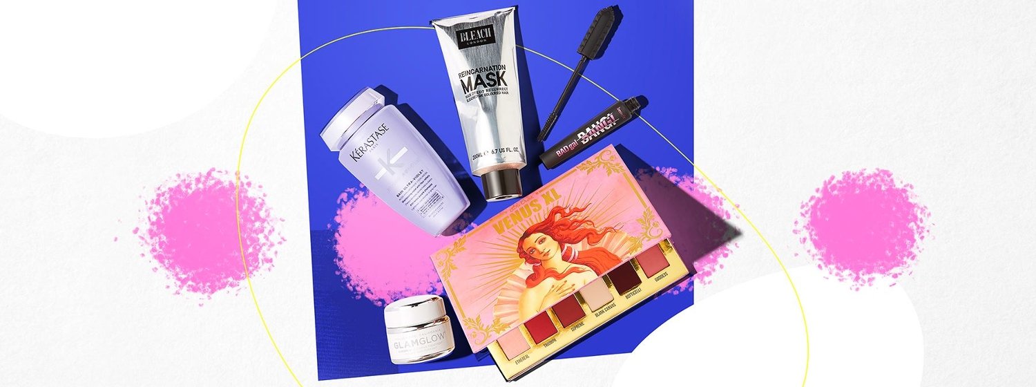 HQhair banner - makeup, skincare and haircare