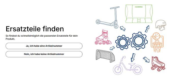 img: hudora-ersatzteile / alt: Spare Geld für Neuanschaffungen mit den HUDORA Ersatzteilen!