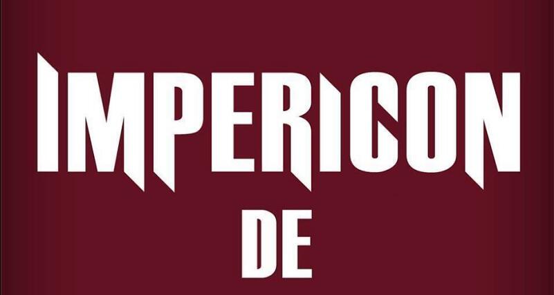 Impericon DE Logo auf rotem Grund als Banner für die Impericon Gutscheinseite