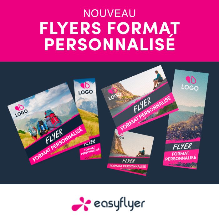 Impressions de flyers au format personnalisé