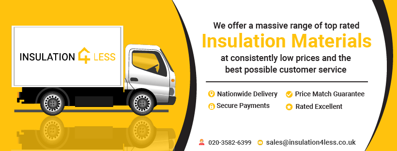 Insulation4less discount code banner - low-priced insulation materials