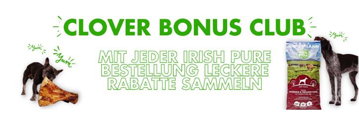 Sammel Rabatte im Irish Pure Clover Bonus Club