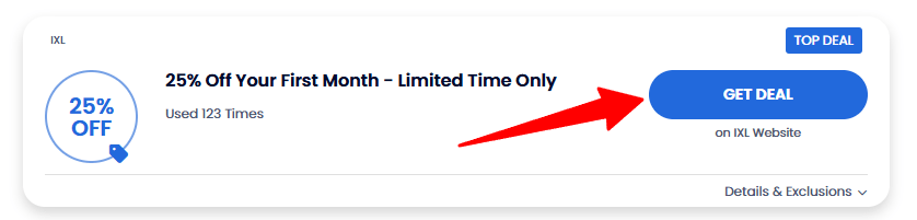 IXL promo code from Savings.com