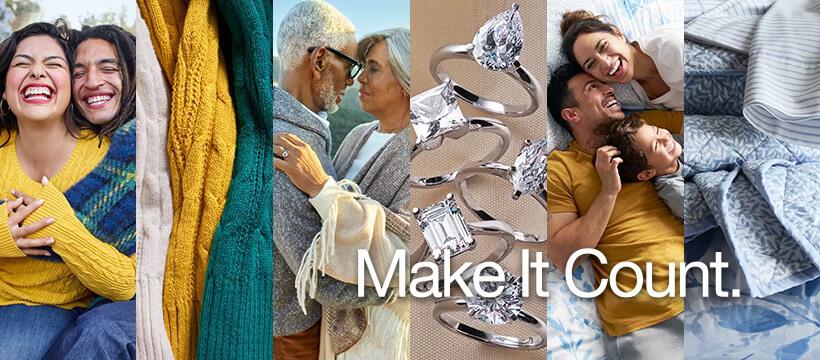 JCPenney photo banner showing different products