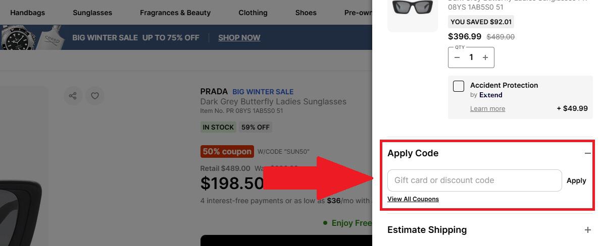 JomaShop coupon process