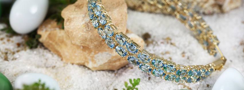 Bague en pierres précieuses Juwelo