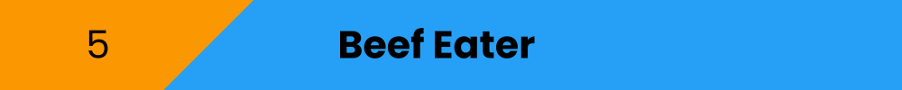 Title banner: Beefeater